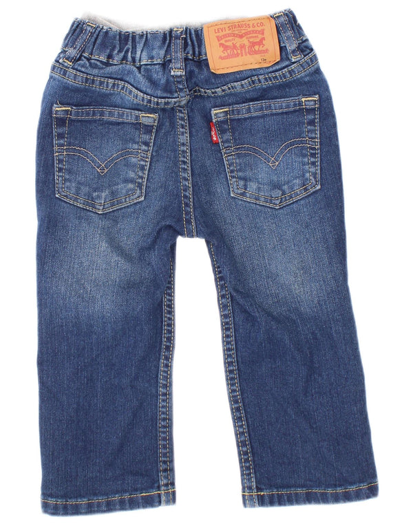 Levi's Baby Boys Jeans dritti 9-12 mesi W18 L11 cotone blu