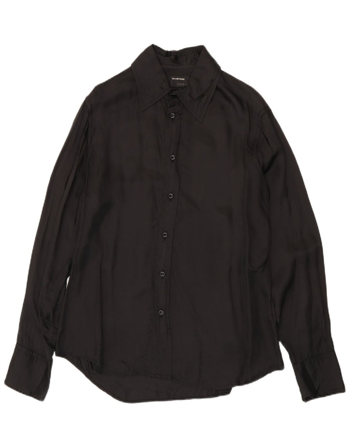 Energie Mens Shirt Large Black Viscose