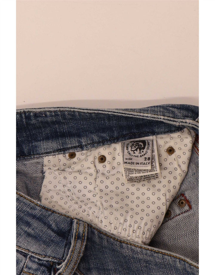 Diesel Dame Straight Jeans W28 L29 Blå Bomuld