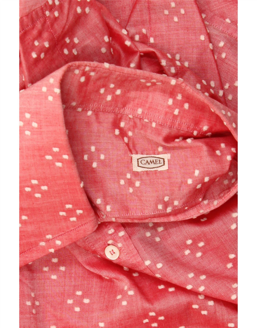 CAMEL ACTIVE Mens Shirt Medium Red Spotted