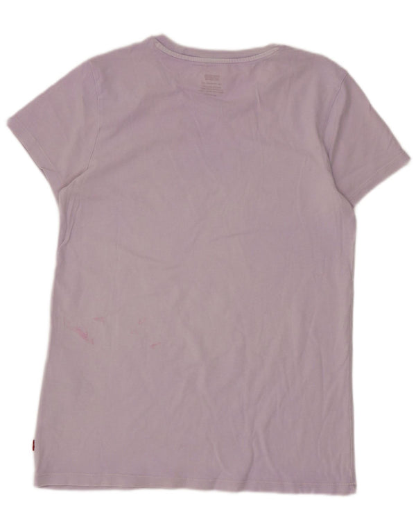 Tricou grafic Levi's pentru femei Top UK 6 XS Purple Bumbac
