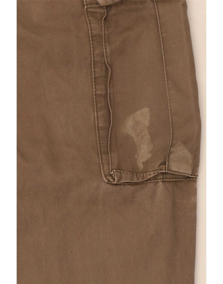Gap Mens Straight Cargo Trousers W40 L28 Brown Cotton