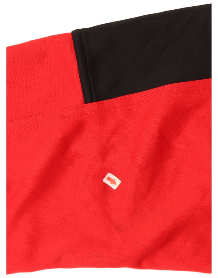 NIKE Boys Tracksuit Trousers 13-14 Years XL  Red Colourblock Polyester