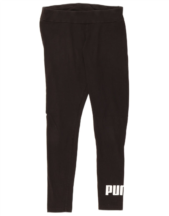 Puma Grafiske Leggings til kvinder UK 12 Medium Sort