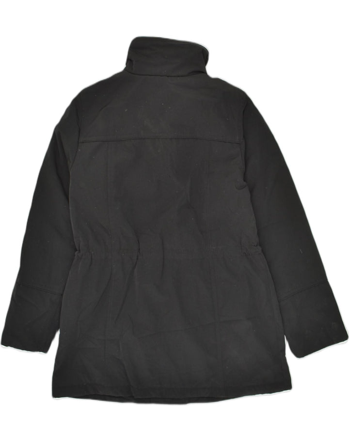 LONDON FOG Womens Windbreaker Jacket UK 14 Medium Black Polyester | Vintage London Fog | Thrift | Second-Hand London Fog | Used Clothing | Messina Hembry 