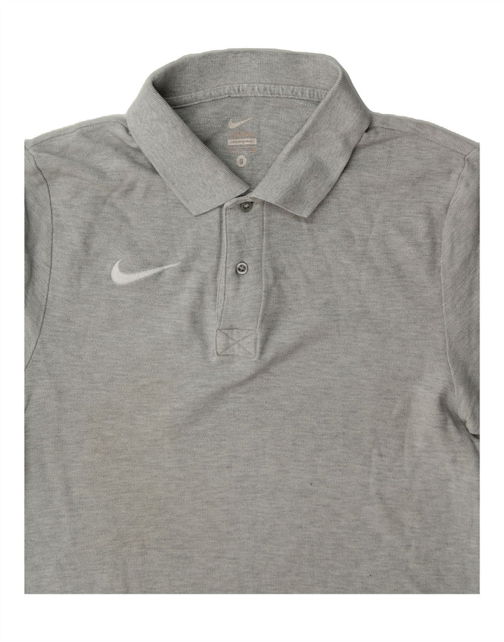 NIKE Mens Polo Shirt Small Grey Cotton Vintage Nike and Second-Hand Nike from Messina Hembry 