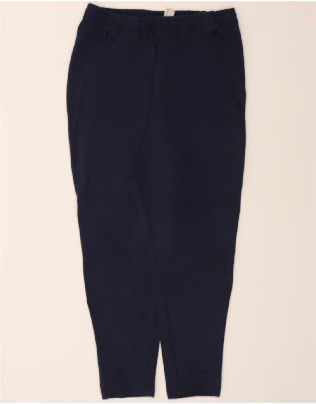 ADIDAS Mens Tracksuit Trousers Large  Navy Blue Rayon Vintage Adidas and Second-Hand Adidas from Messina Hembry 