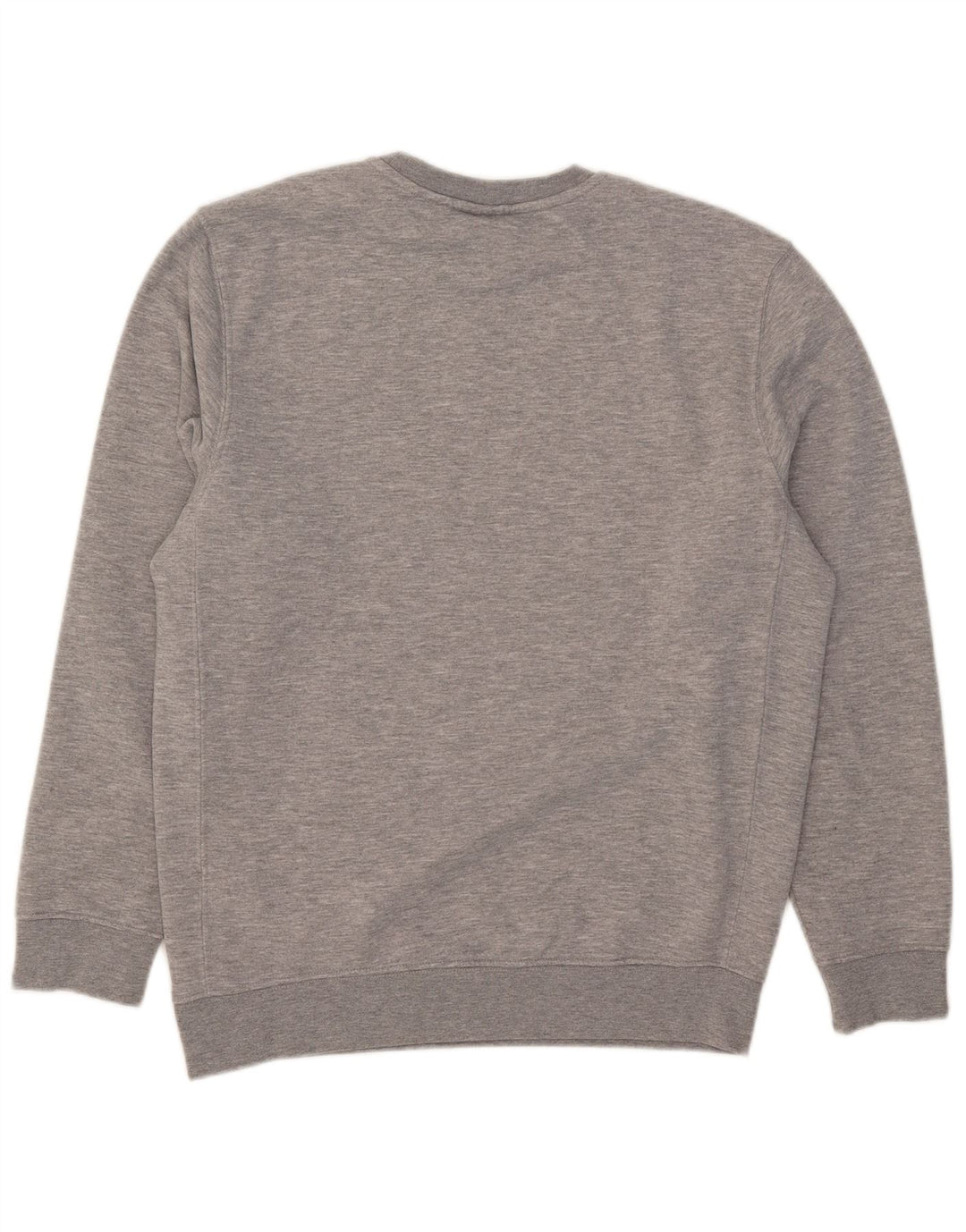 Męski sweter z grafiką Nike, duży, szary, bawełniany