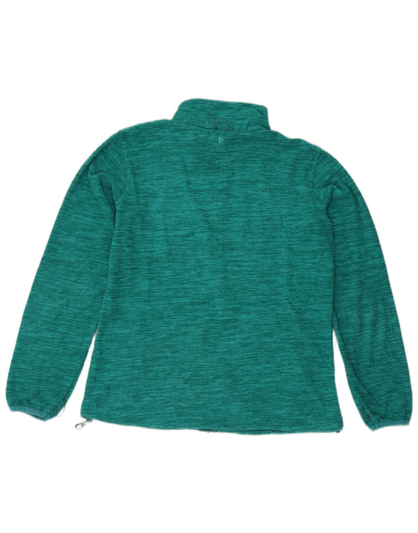 Mountain Warehouse Womens Liner Fleece Jacket UK 10 Small Green Flecked