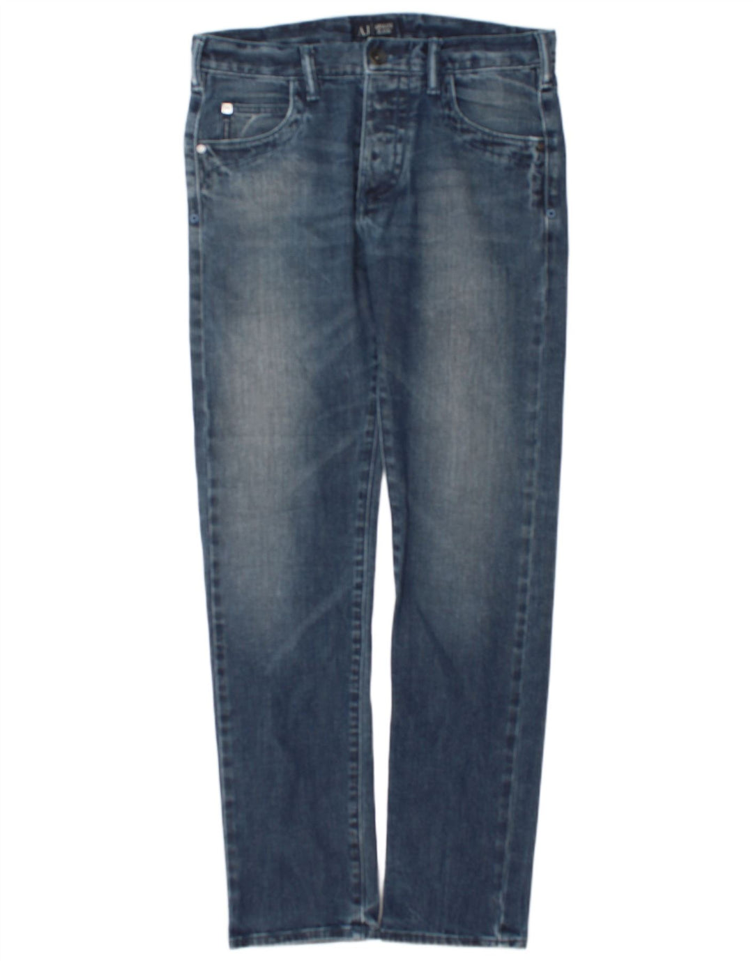 Jeans slim da uomo Armani W32 L32 in cotone blu