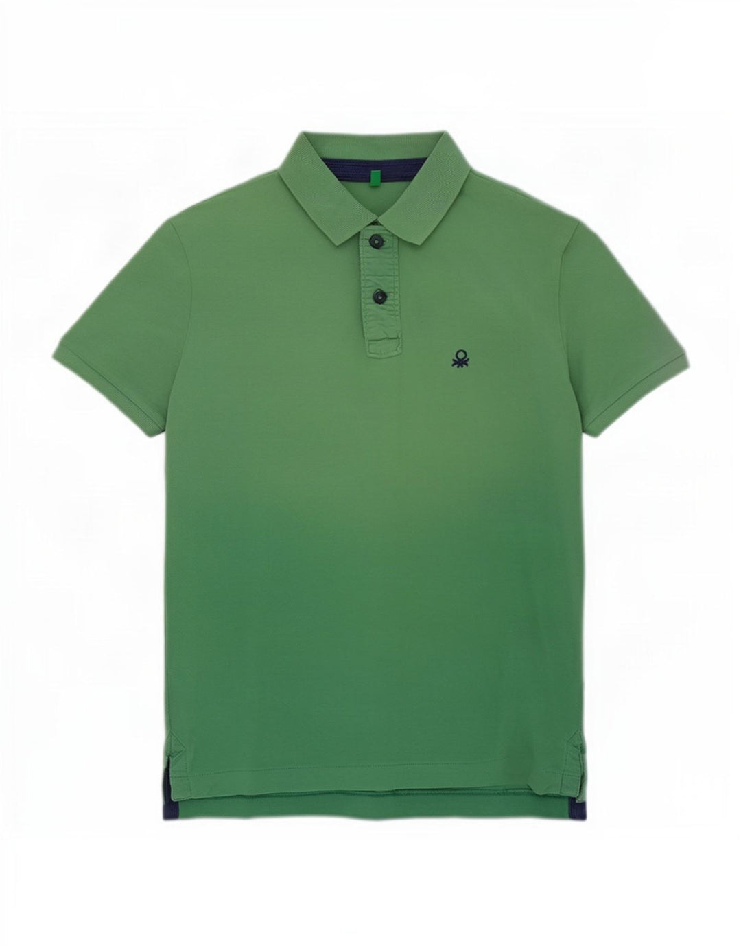 Benetton Mens Polo Shirt Large Green