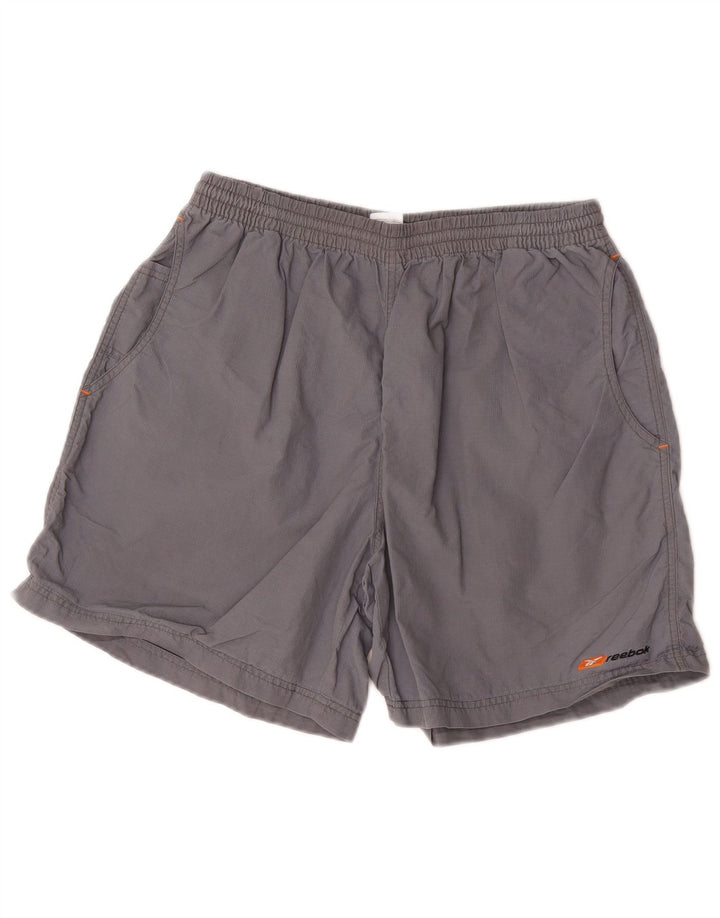 Reebok Mens Sport Shorts Medium Grey Nylon