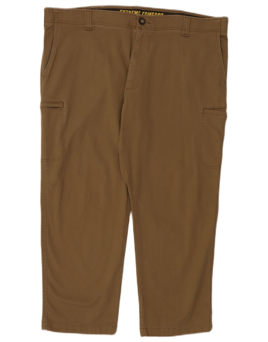 LEE Mens Straight Cargo Trousers W44 L28 Beige Cotton