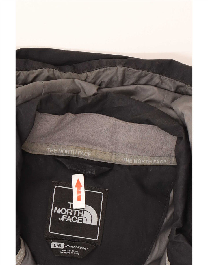The North Face Womens Hooded Waterproof Jacket UK 16 Large Black