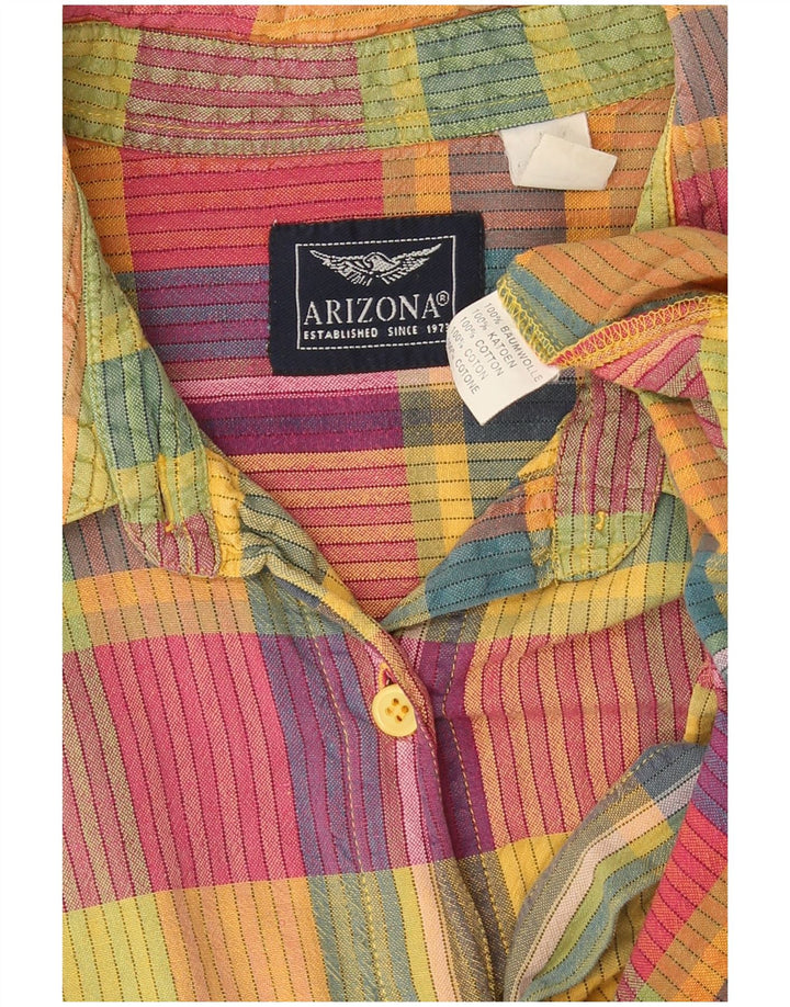Arizona Dameskjorte UK 18 XL Flerfarvet ternet bomuld