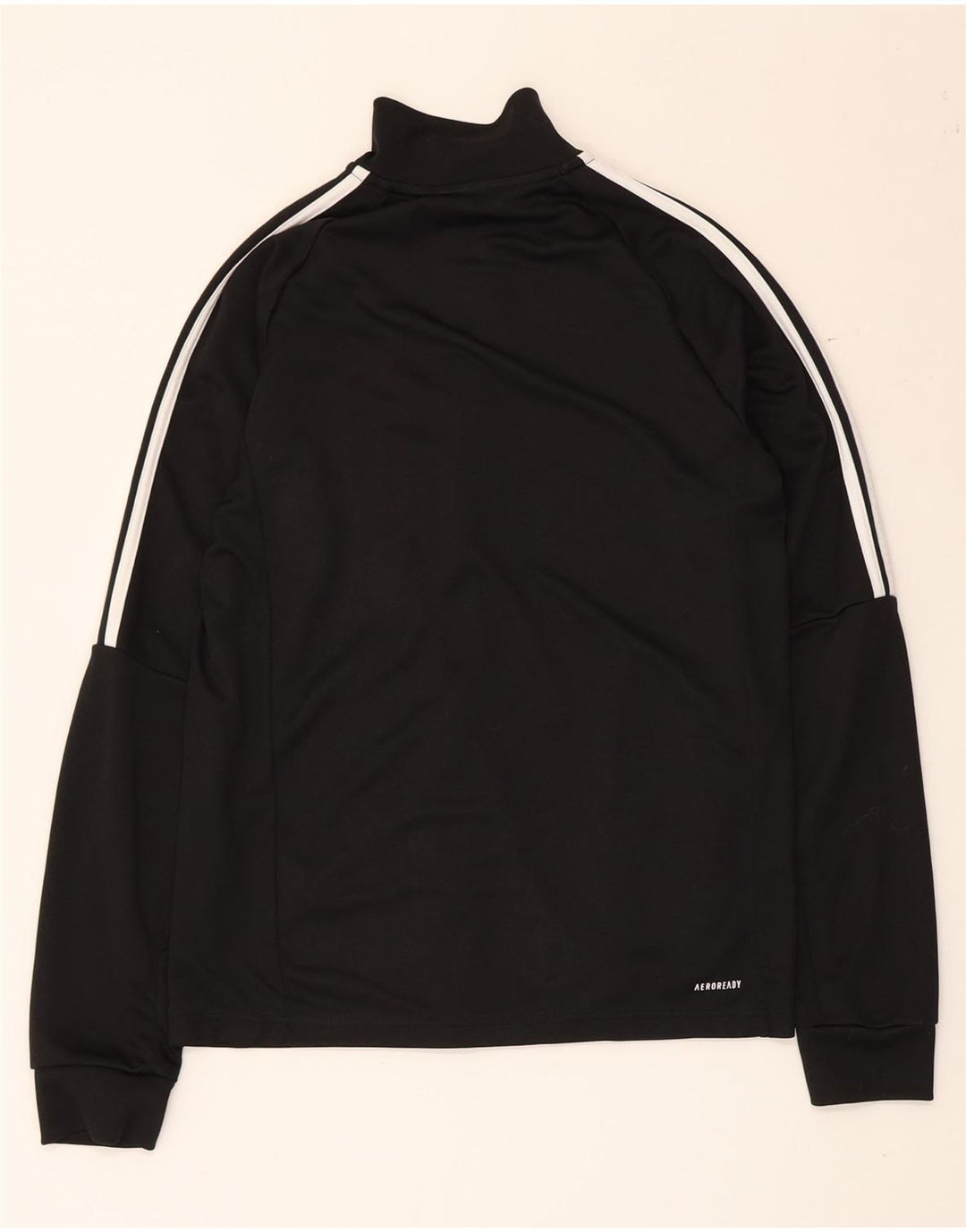 Adidas Mens Aeroready Tracksuit Top Jacket UK 38/40 Médio Preto Poliéster
