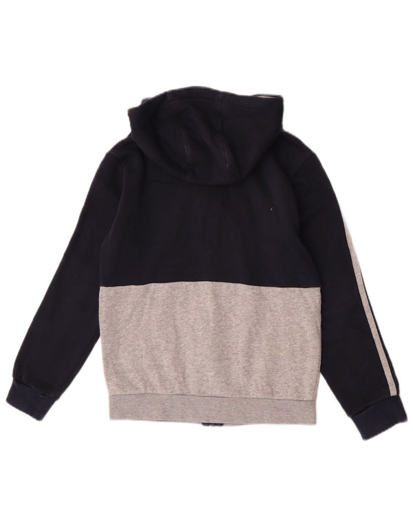 Adidas Boys πουλόβερ με κουκούλα με φερμουάρ 9-10 ετών, μπλε ναυτικό, βαμβακερό