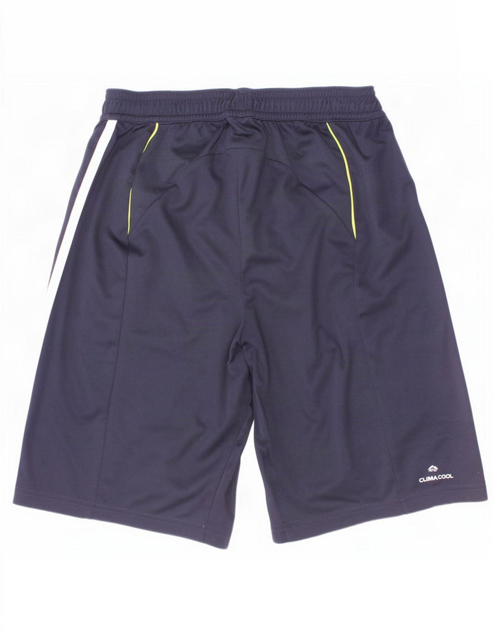 Adidas Boys Climacool Sport Shorts 13-14 Years Navy Blue Polyester
