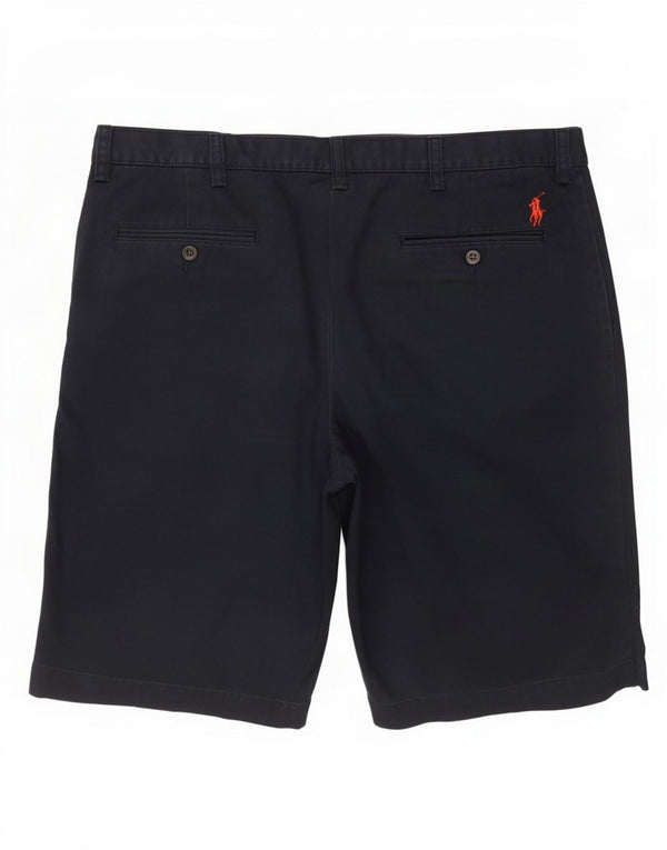 Pantaloncini chino da uomo Polo Ralph Lauren W34 Large in cotone blu navy