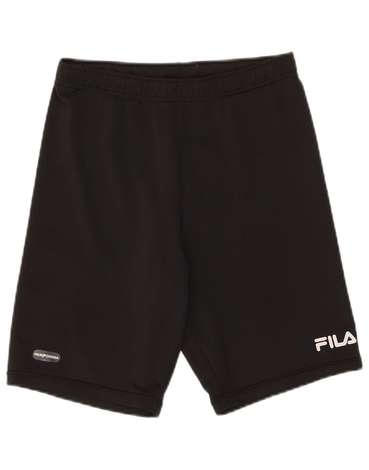 Fila Mens Sport Shorts IT 50 Medium Black Polyester