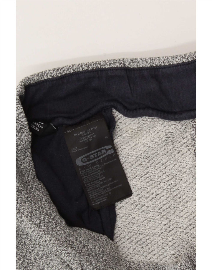 G-Star Mens Tracksuit Trousers Medium  Grey Flecked Cotton