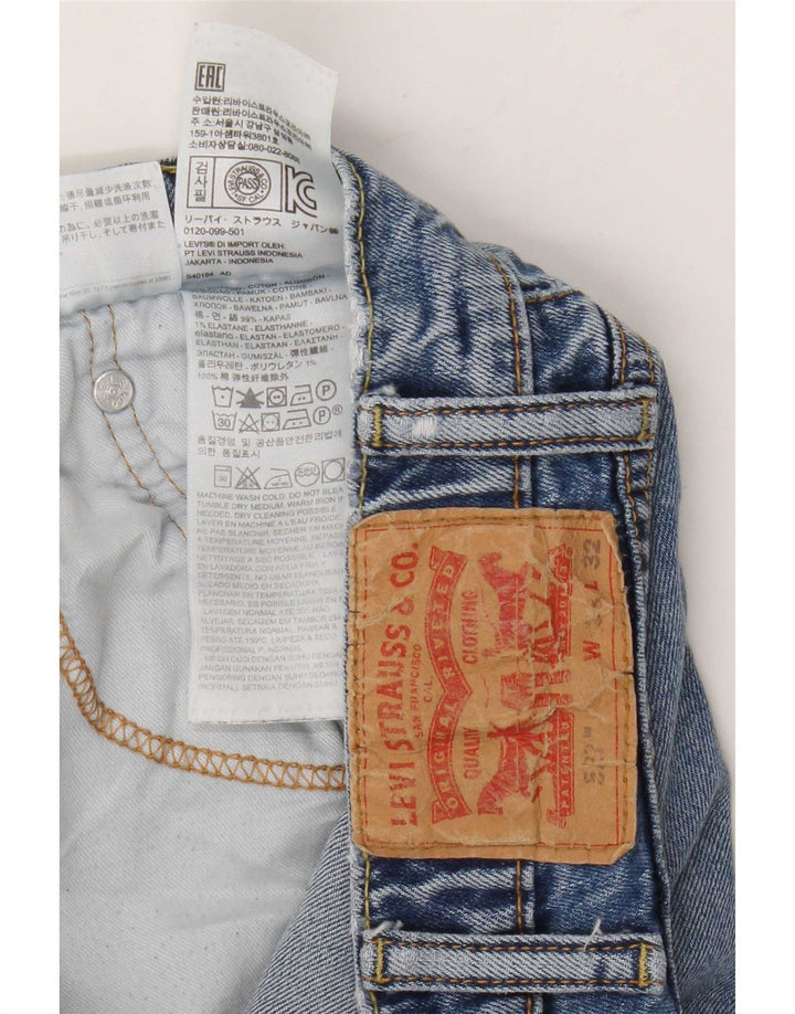 Levi's Herre 527 Bootcut Jeans W38 L29 Blå Bomuld