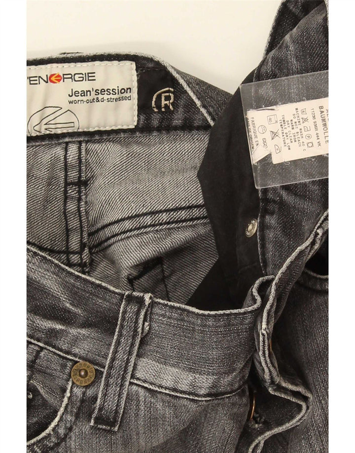 Energie Mens Morris Straight Jeans W30 L30 Grey Cotton