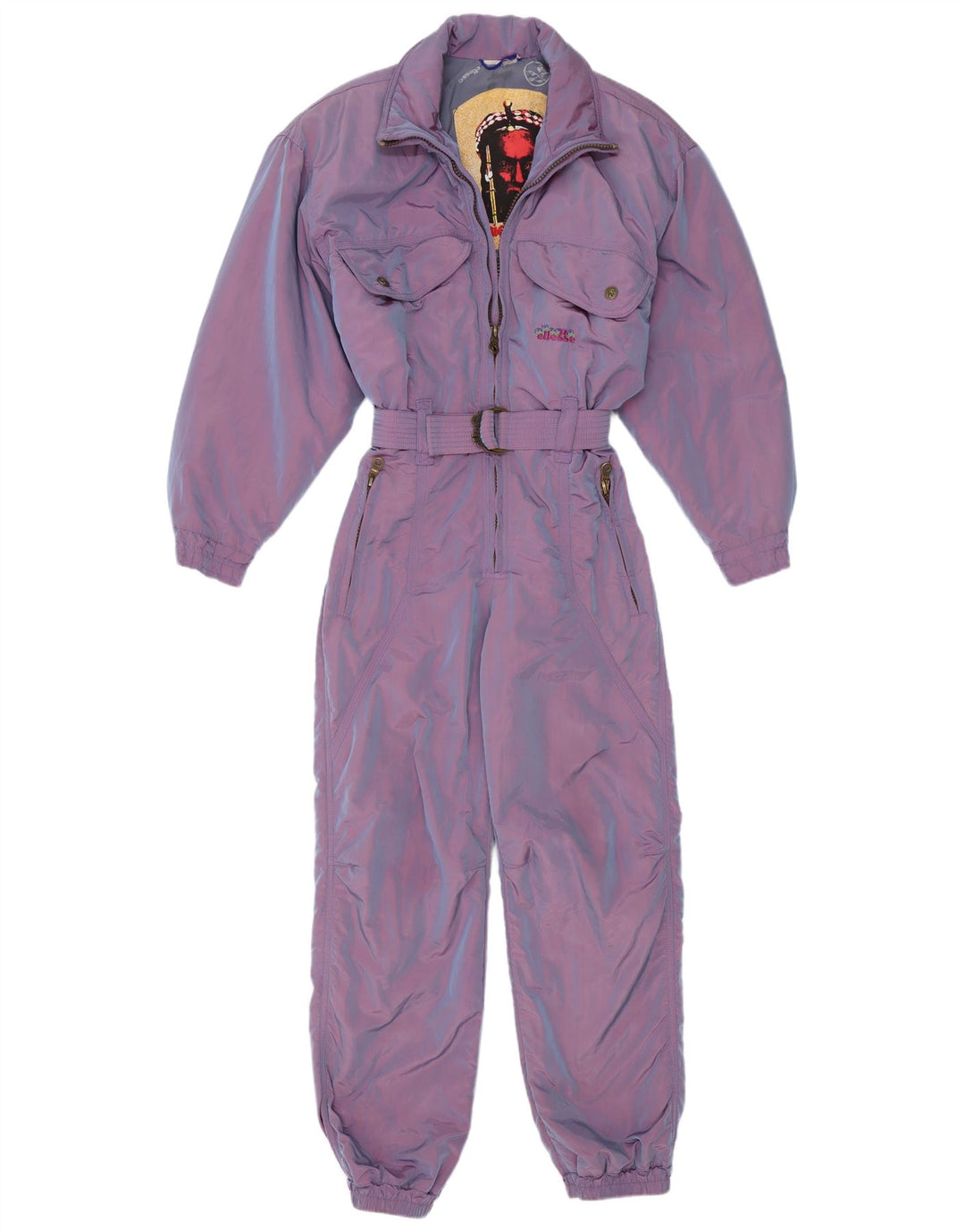 Tuta da sci da donna Ellesse UK 14 viola medio
