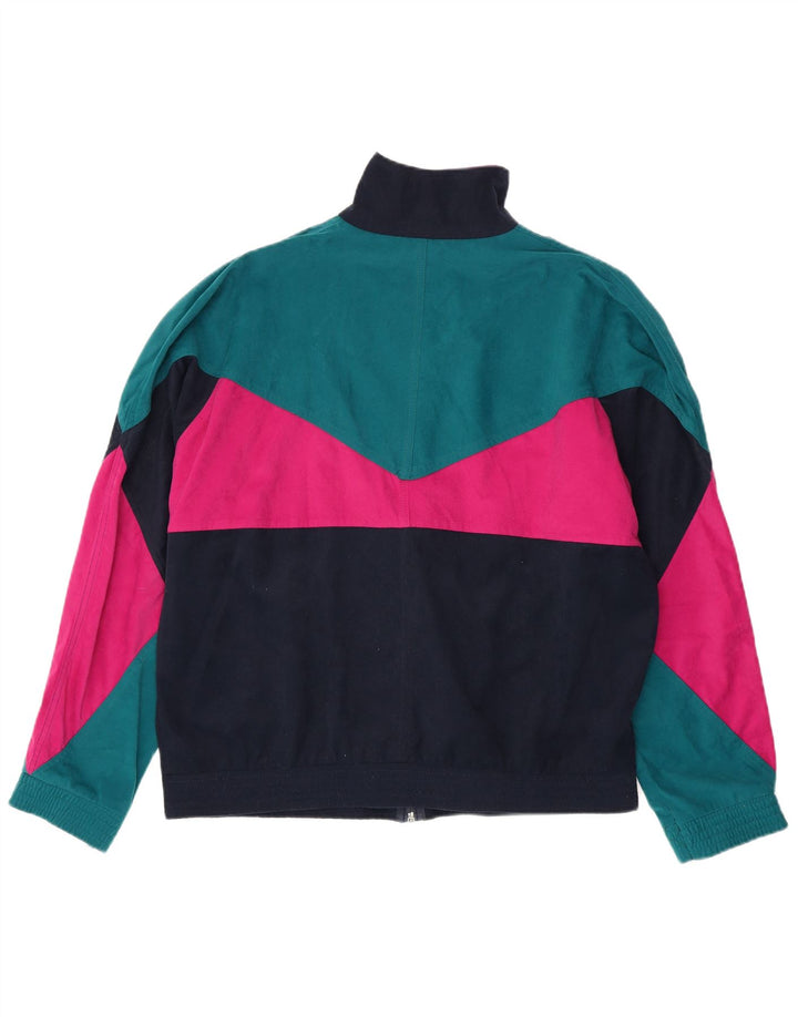 BRUGI Mens Tracksuit Top Jacket Large Multicoloured Colourblock Polyester
