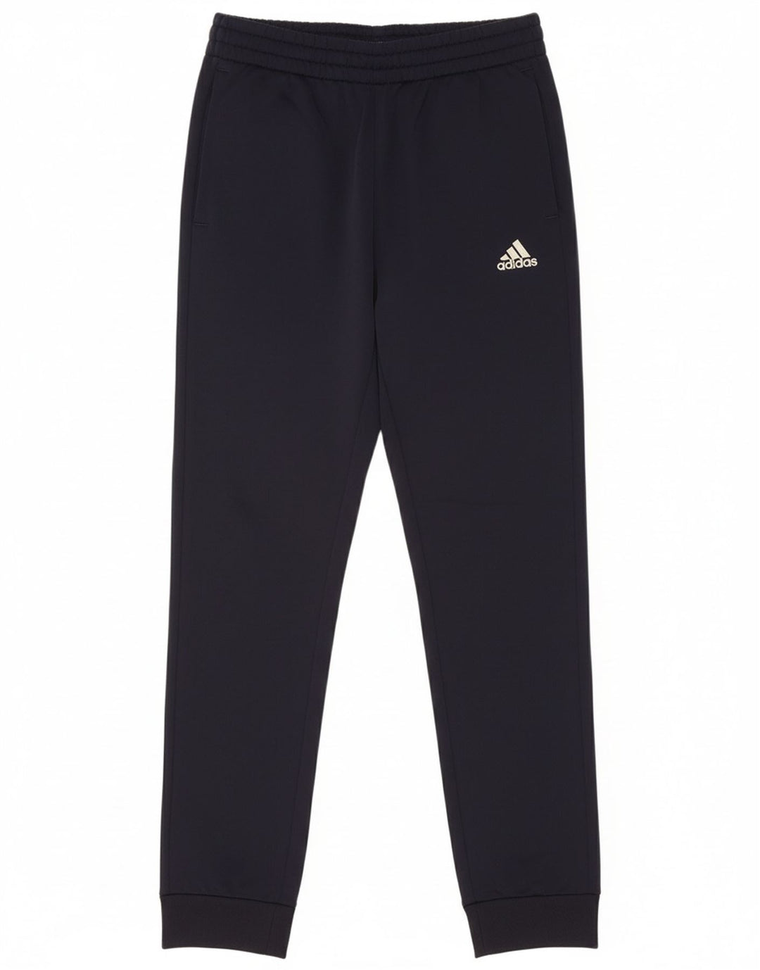 ADIDAS Mens Tracksuit Trousers Joggers Small  Navy Blue Polyester