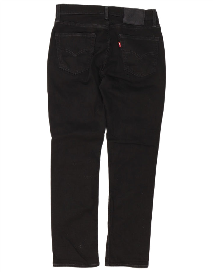 LEVI'S Mens 511 Slim Jeans W33 L30 Black Cotton