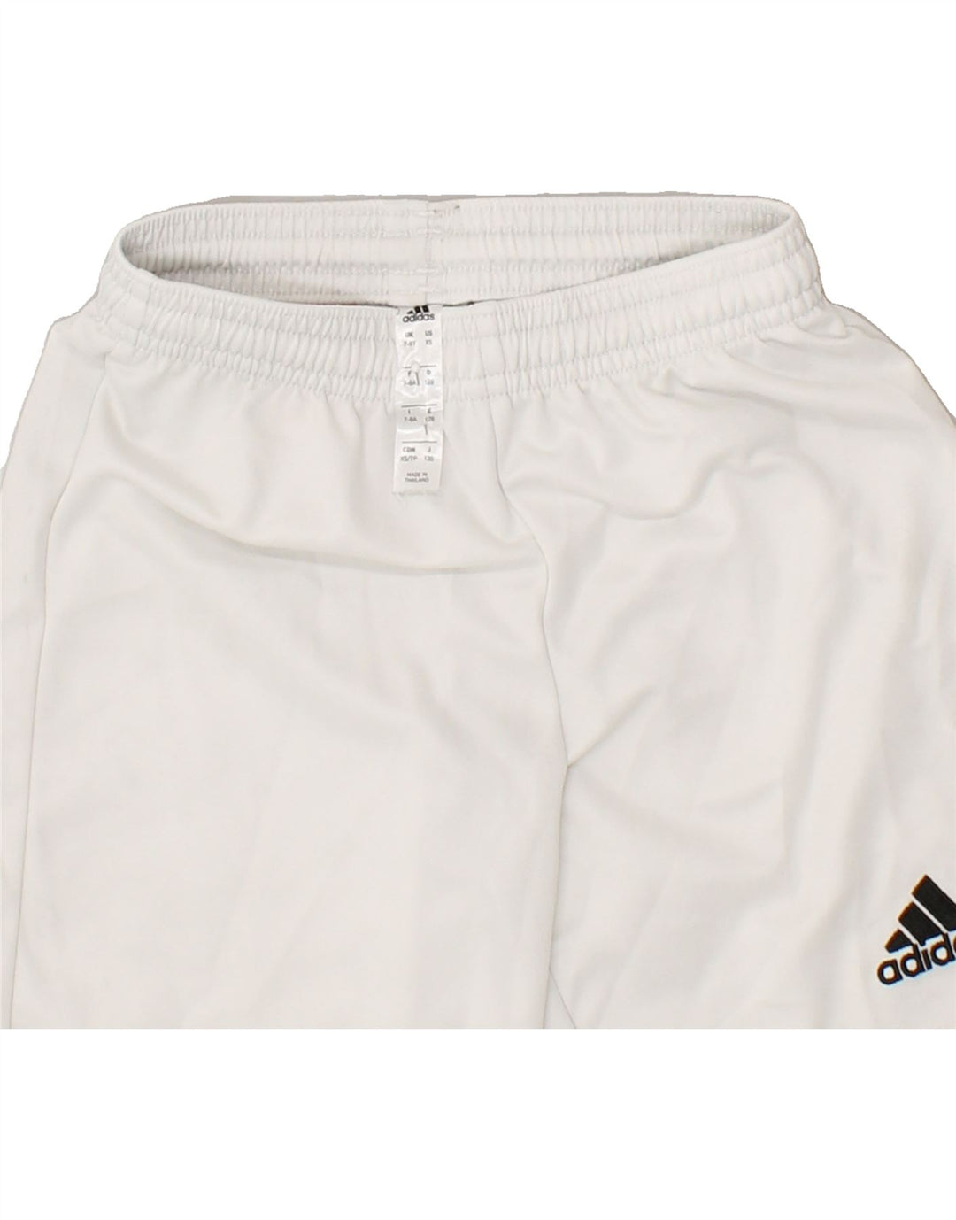 ADIDAS Boys Sport Shorts 7-8 Years White | Vintage Adidas | Thrift | Second-Hand Adidas | Used Clothing | Messina Hembry 