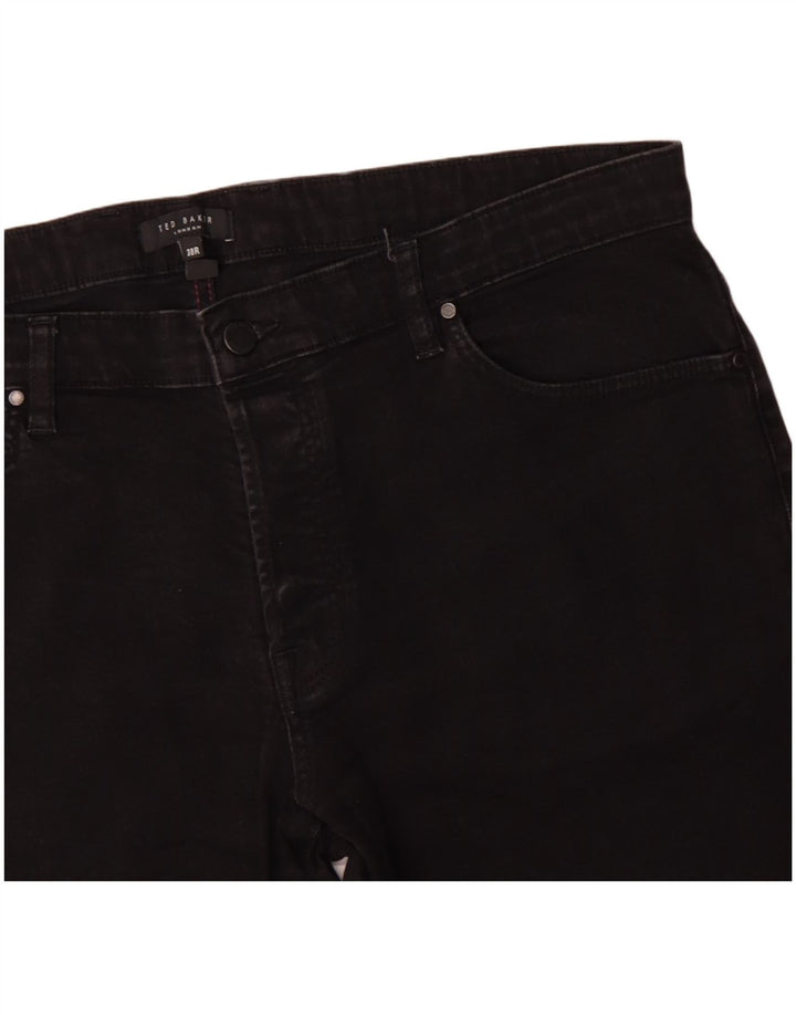 Ted Baker Mens Straight Jeans W38 L30 Black