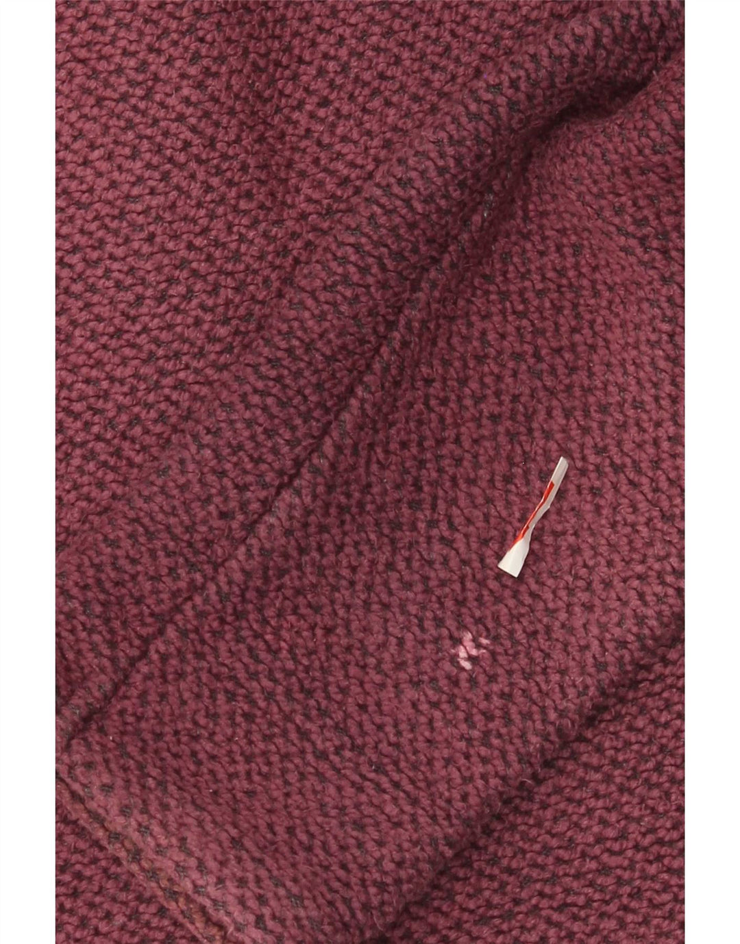 Weird Fish Womens Tracksuit Top Jacket UK 12 Medium Burgundy Cotton