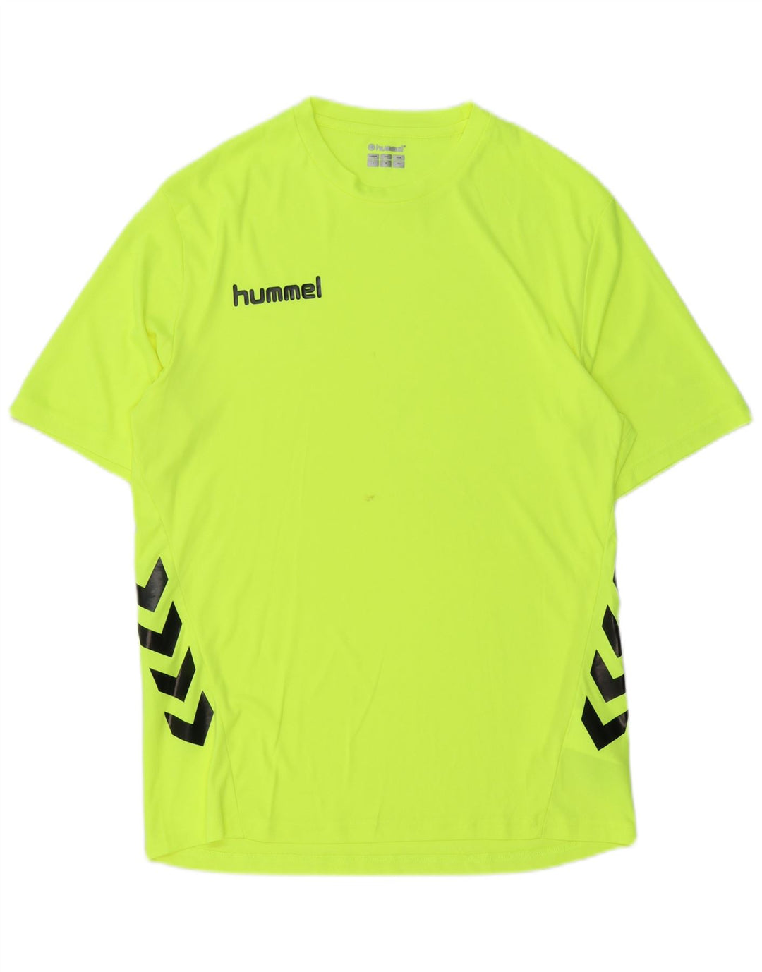 Hummel Mens Graphic T-Shirt Top Medium Green Polyester