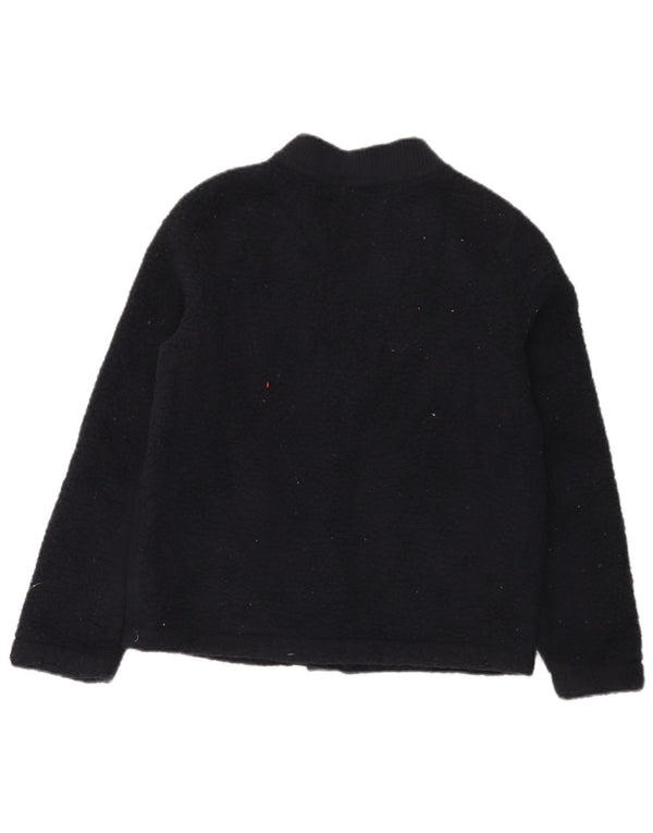 Tommy Hilfiger Womens Fleece Jacket UK 10 Small Navy Blue Polyester