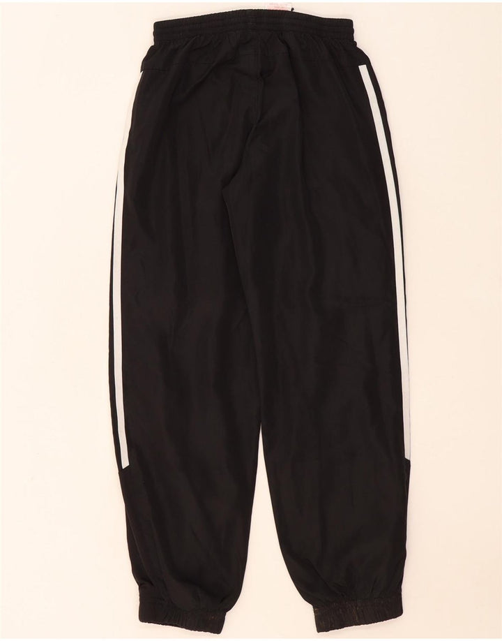 Adidas Boys Tracksuit Trousers Joggers 9-10 Years  Black Polyester