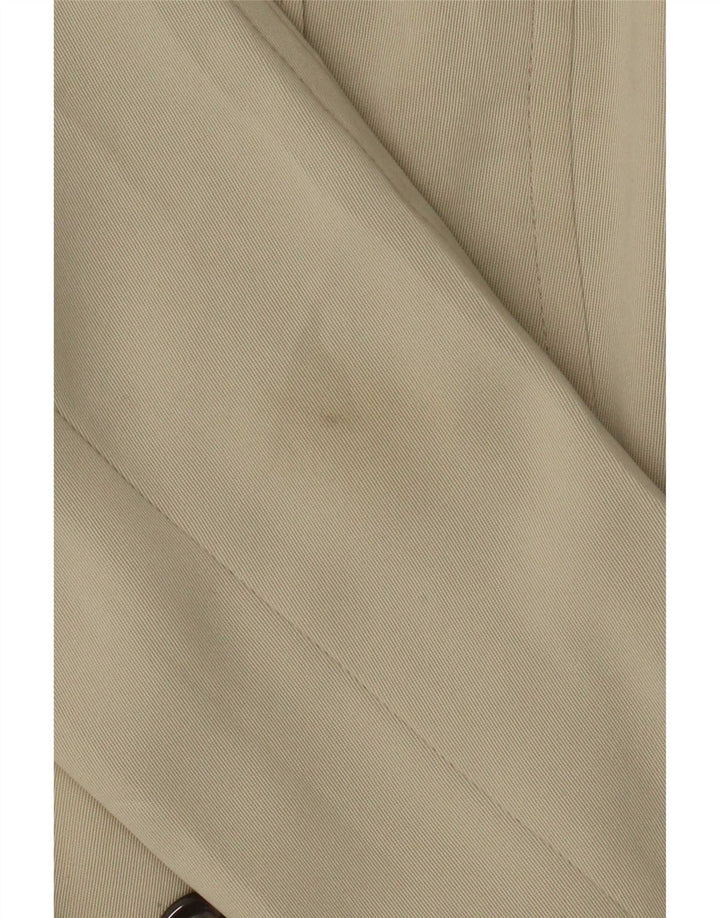 Marks & Spencer Gabardina extragrande para mujer UK 10 Small Beige Poliéster