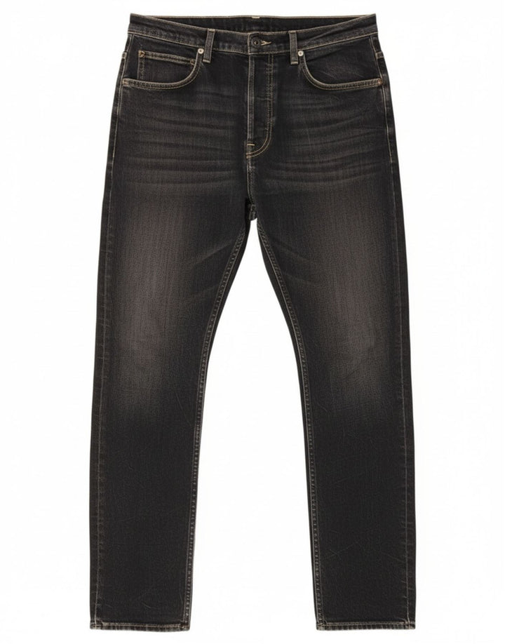 Lee Herre Heath Slim Jeans W32 L32 Sort Bomuld