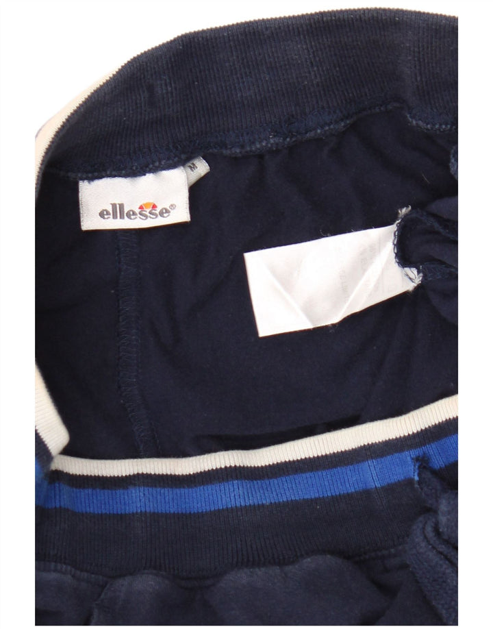 Ellesse Mens Graphic Sport Shorts Medium  Navy Blue Cotton