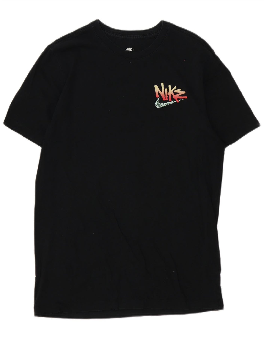 Nike Mens Graphic T-Shirt Top Medium Black