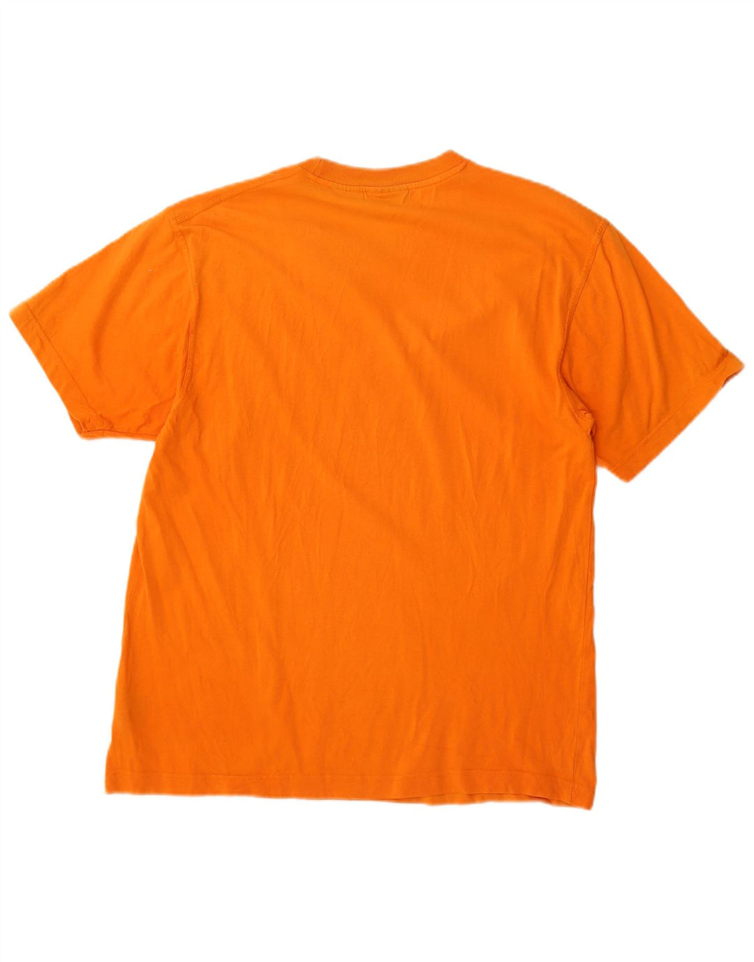 Fila Mens Graphic T-Shirt Top Small Orange Cotton