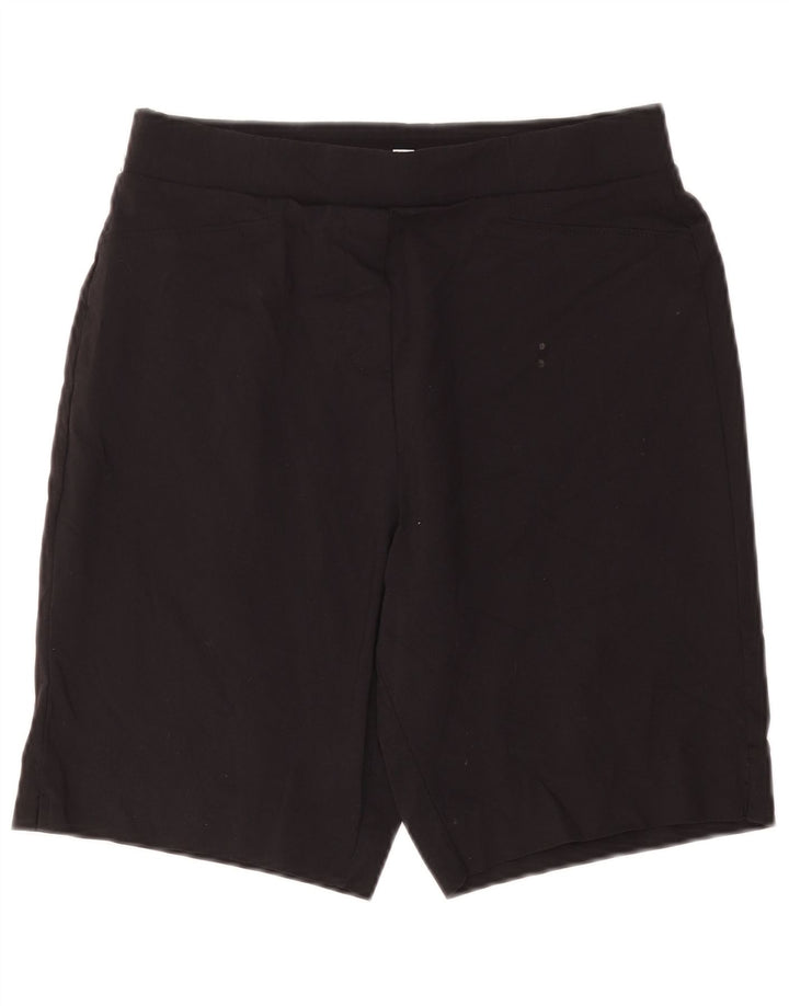 CALVIN KLEIN Womens Casual Shorts Medium W30 Black Rayon
