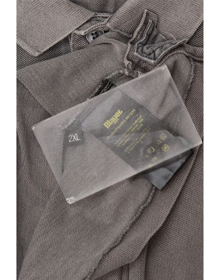 Polo Blauer Uomo 2XL Cotone Grigio