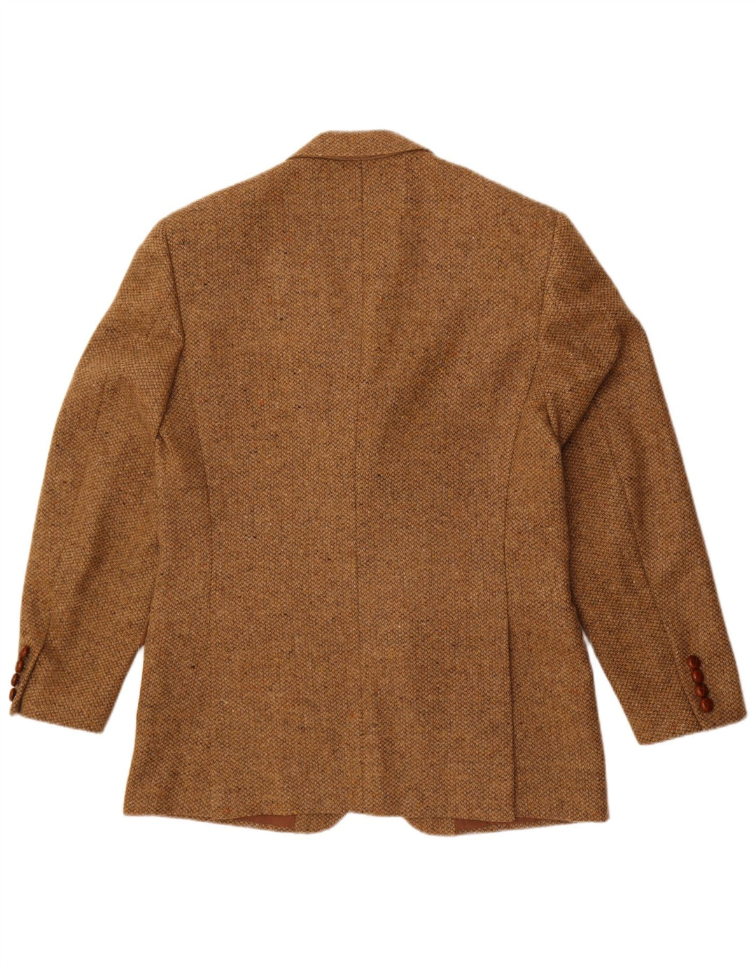 Norton & Wilson Mens 3 Button Blazer Jacket IT 50 Large Brown Wool