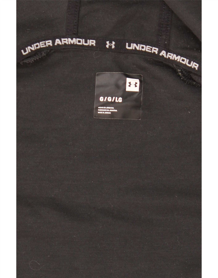Under Armour Herre hættetrøje med lynlås, stor sort