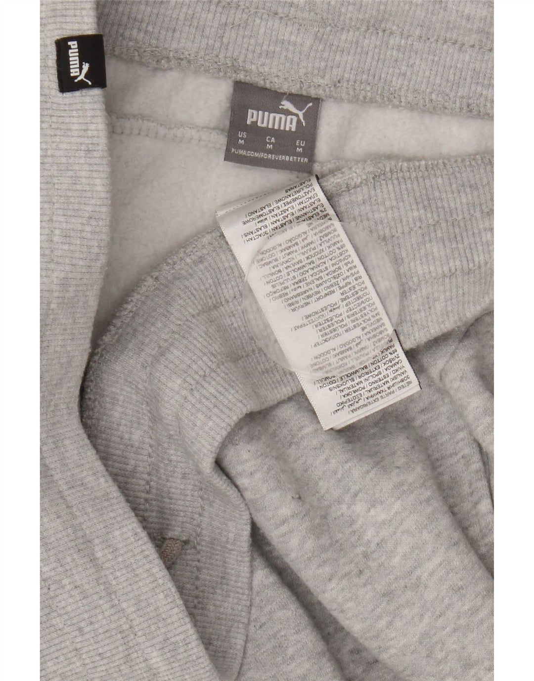 Pantaloni da tuta da uomo Puma Joggers in cotone grigio medio