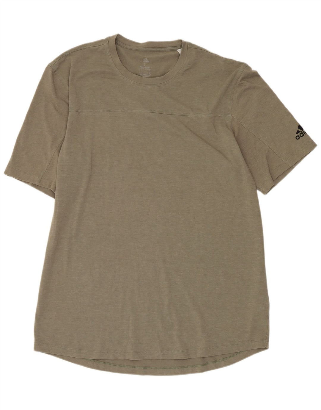 Adidas Hommes Aeroready T-Shirt Haut Large Kaki Polyester