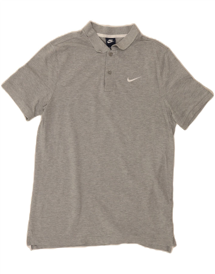 NIKE Mens Polo Shirt Medium Grey Cotton Vintage Nike and Second-Hand Nike from Messina Hembry 