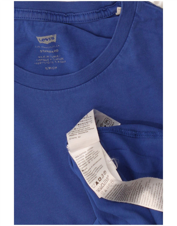LEVI'S Mens Standard T-Shirt Top Small Blue Cotton